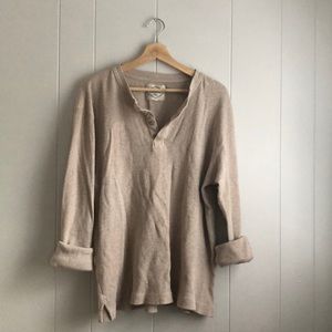 oversized waffle knit pullover